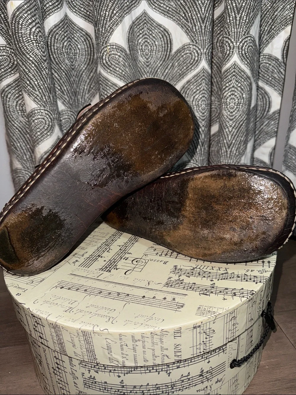 Vintage Rockport Casuals Brown Leather Moc Toe Chukka Boots - Men's Size 8.5